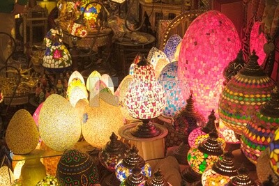محل اضواء في شارع المعز، شارع ، زينة ، رمضان كريم