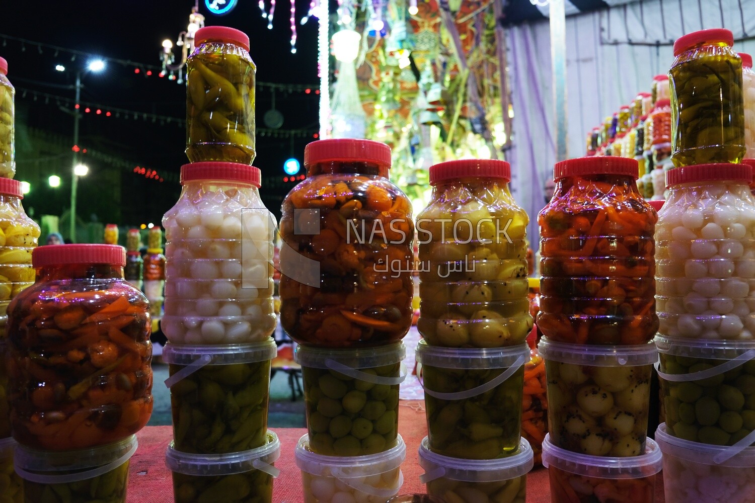 Pickles shop in the street, Sayeda Zainab, Ramadan Kareem