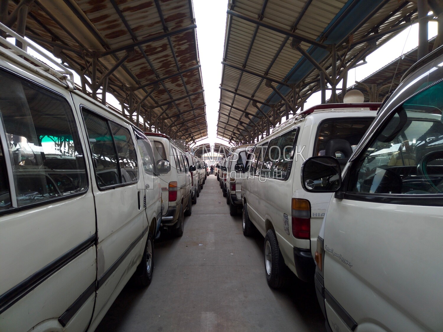 Buses at elsalam parking