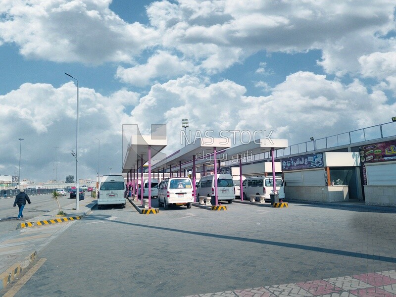 Buses at elsalam parking