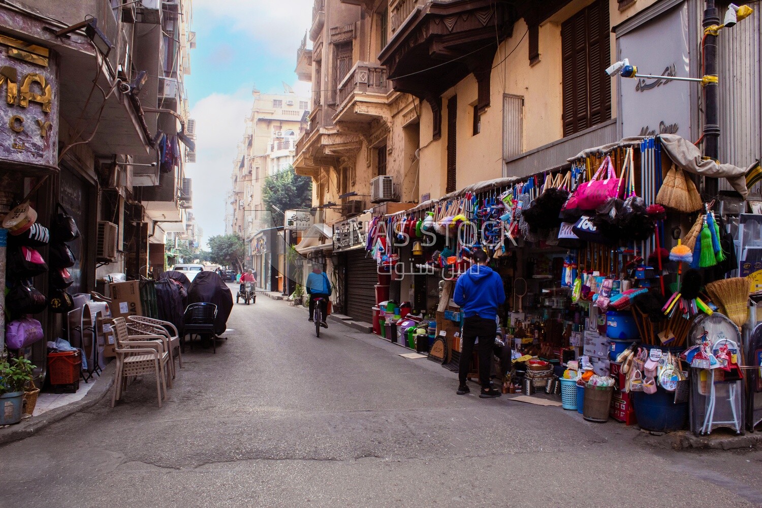 Part of Sayed El-Bakry Street in Zamalek