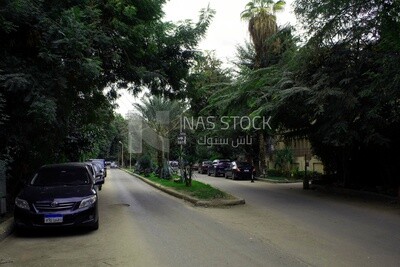 One of the quiet streets of Cairo