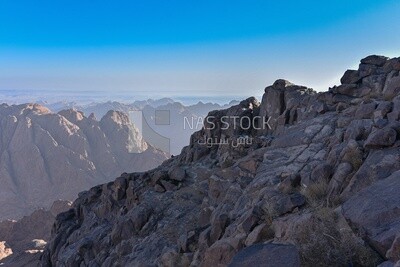 Mountains of the Sinai Peninsula, Jabal Mousa , Egypt