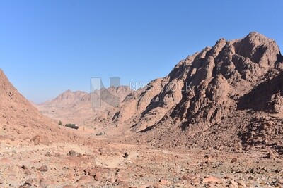 Mountain range in the Sinai Peninsula, Egypt