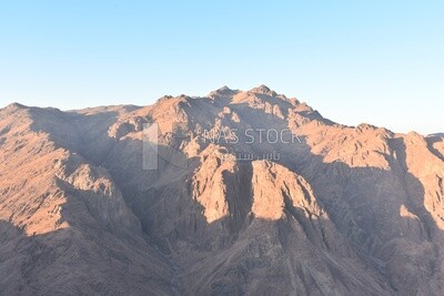 جبل موسي فى شبة جزيرة سيناء , مصر