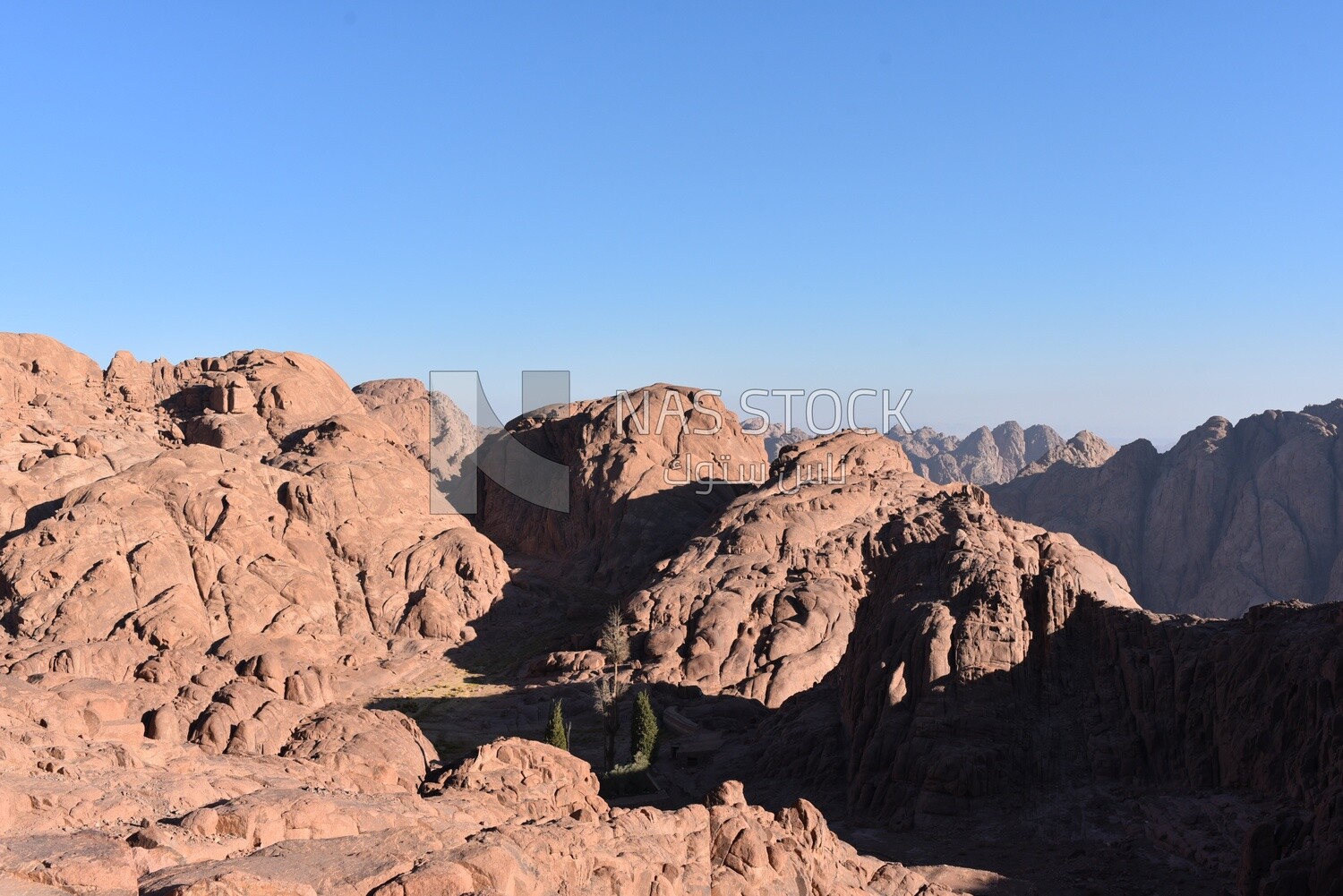 Sinai Peninsula desert, mountain views
