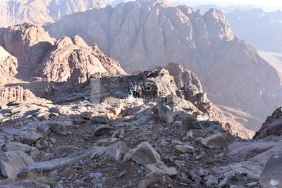 Sinai Peninsula desert, mountain views