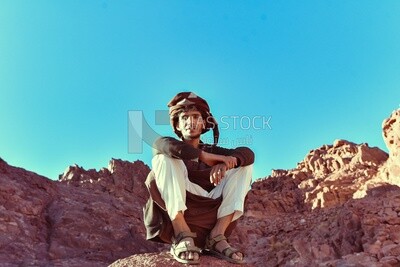 Bedouin man from the Sinai Peninsula, Egypt