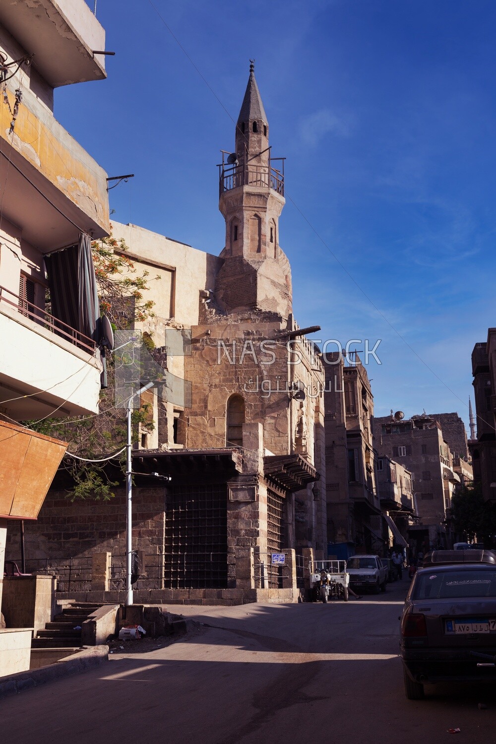Islamic historical mosque in Qarafa Street, Bab Al-Wazir