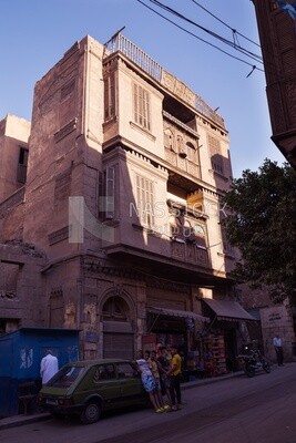 House of modern Islamic heritage in Al-Mahjar Street in Fatimid Cairo