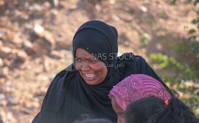 Nubian woman from Aswan, Egypt