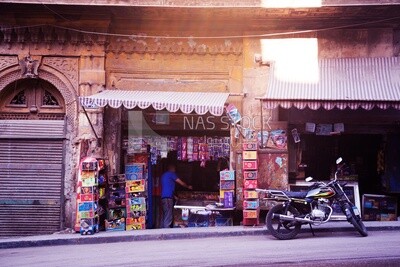 Small grocery store in a popular neighborhood in Cairo, Cairo, Egypt