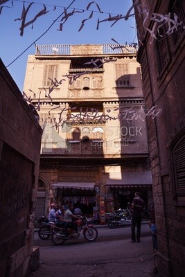 House of modern Islamic heritage in Al-Mahjar Street in Fatimid Cairo
