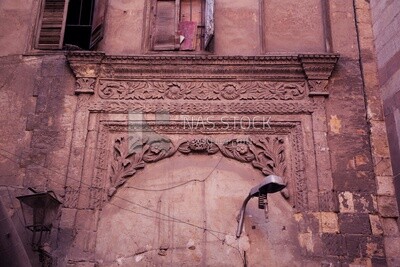 Heritage wall with Islamic decorations