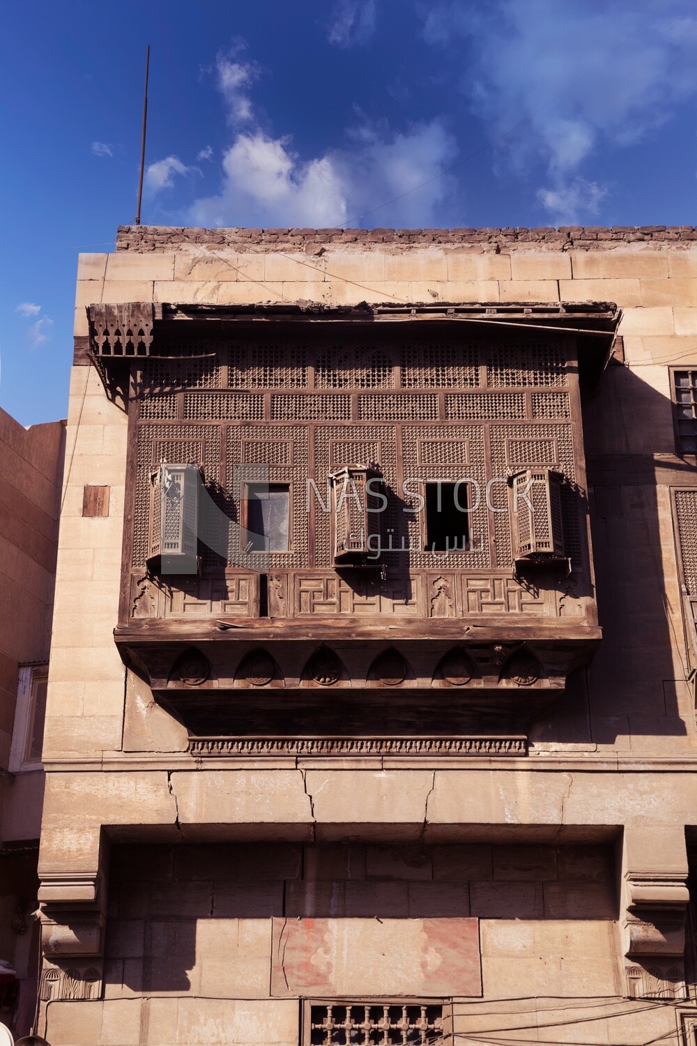 Mashrabiya window, islamic cairo ,Mamluk style window
