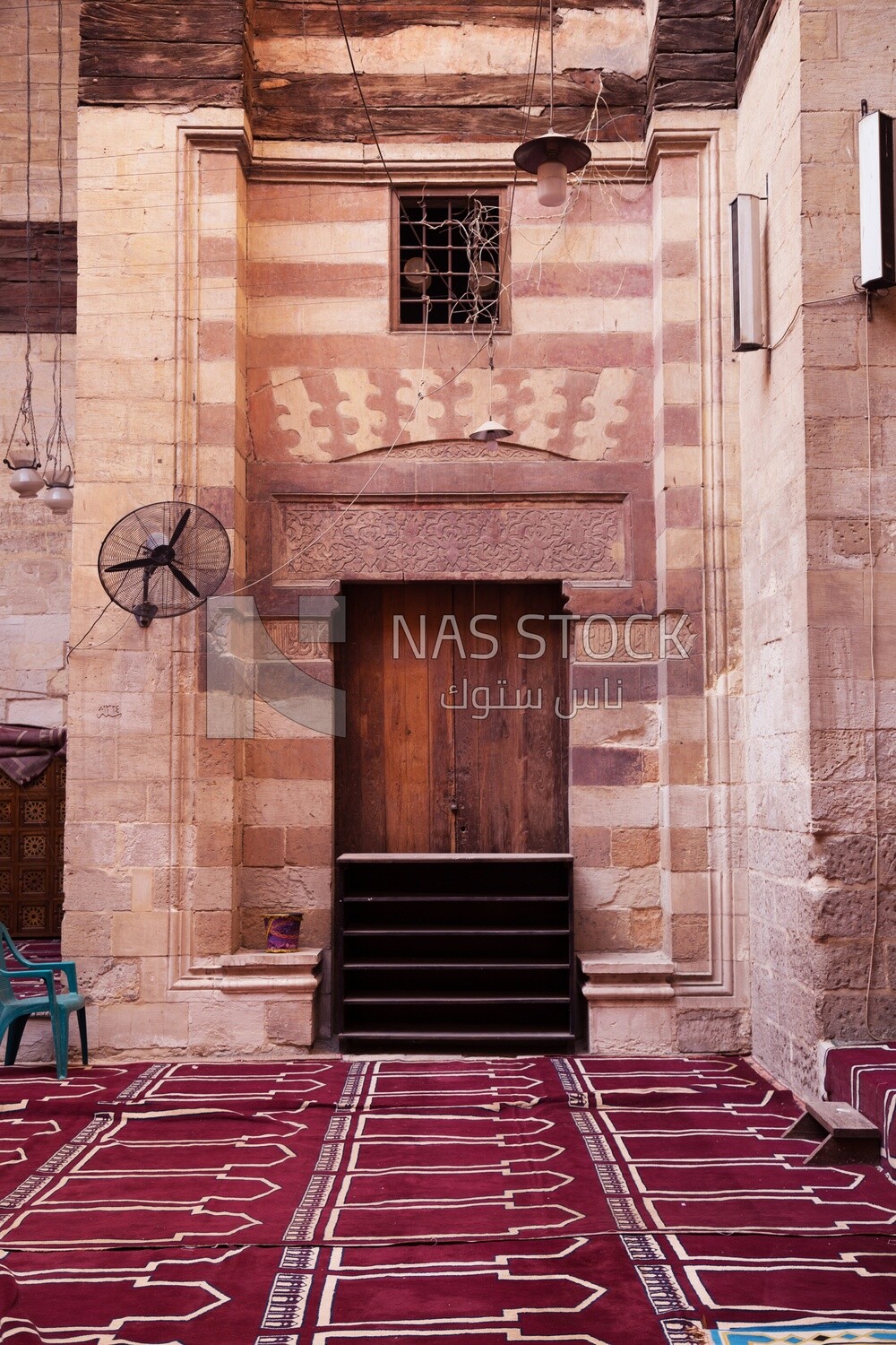 Place of prayer inside a mosque