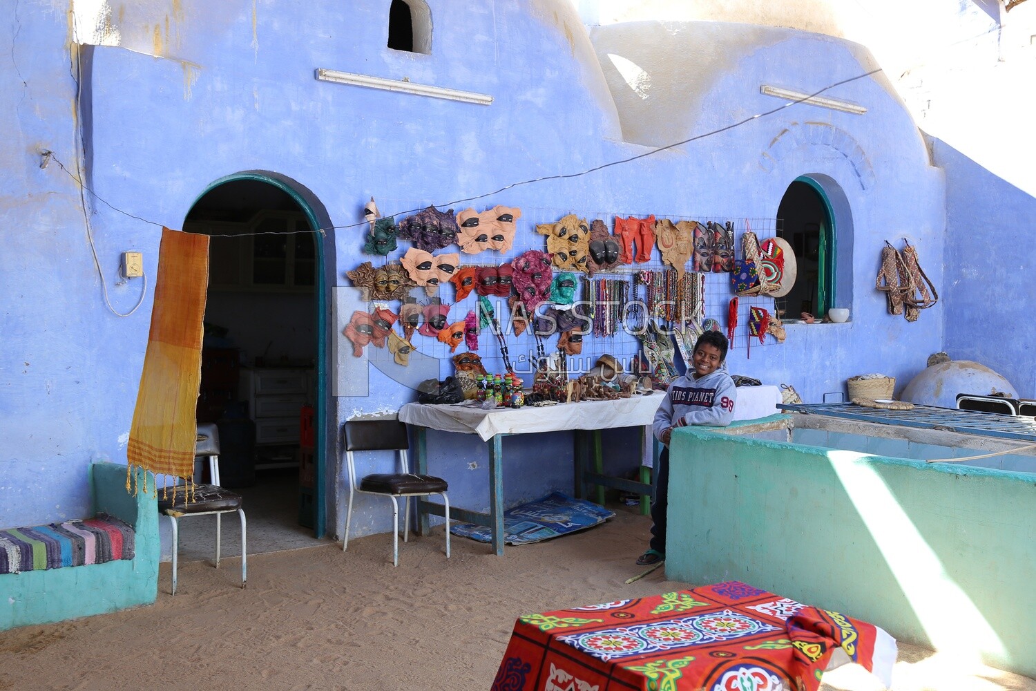 Mask and scarf manufacturing workshop,Egypt