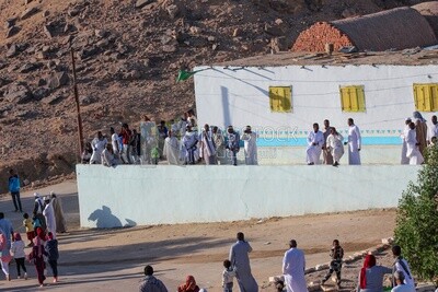 Nubian house in Aswan, Egypt