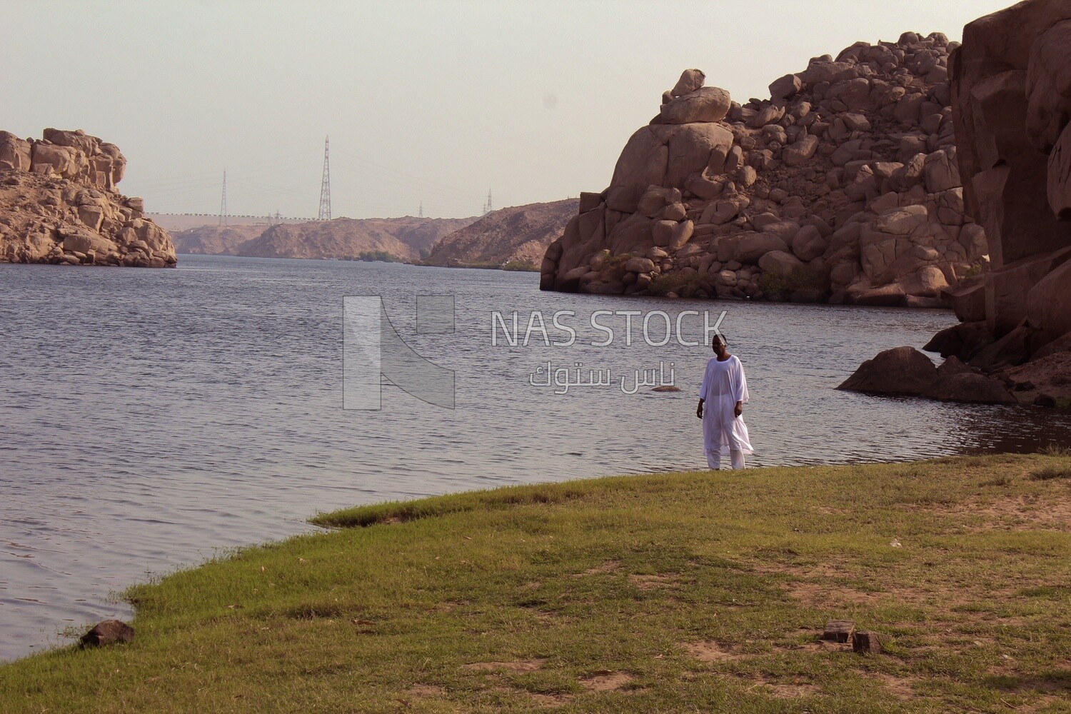 Aswan city in Egypt