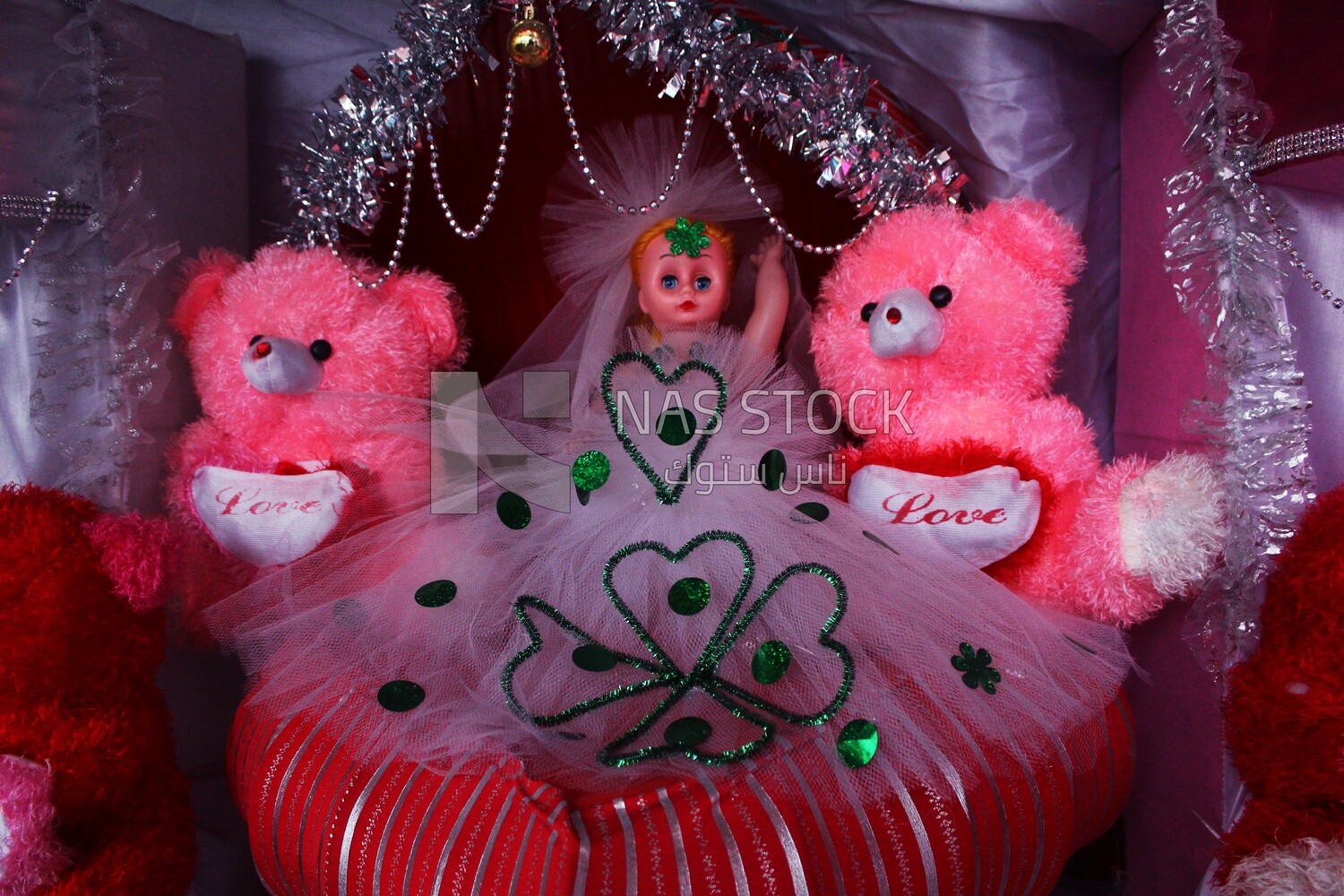 Close up of the Mawlid doll in the street, Egyptian Desserts of Prophet Muhammad&#39;s Birth Celebration