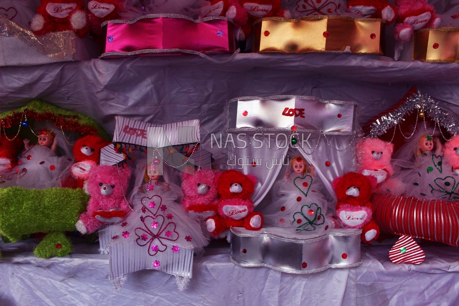 View of Mawlid dolls in the street, Egyptian Desserts of Prophet Muhammad&#39;s Birth Celebration