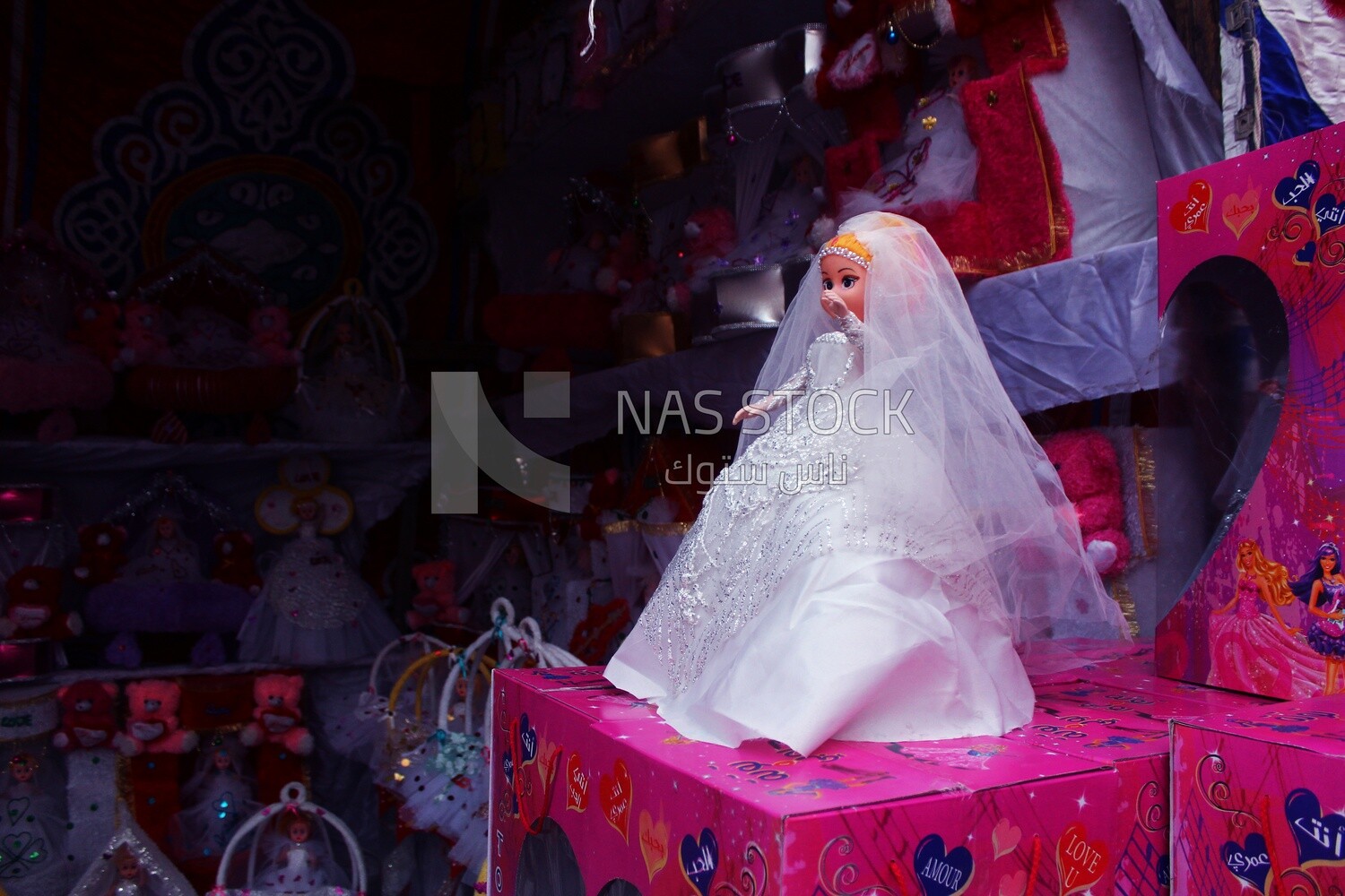 Close up of the Mawlid doll in the street, Egyptian Desserts of Prophet Muhammad&#39;s Birth Celebration