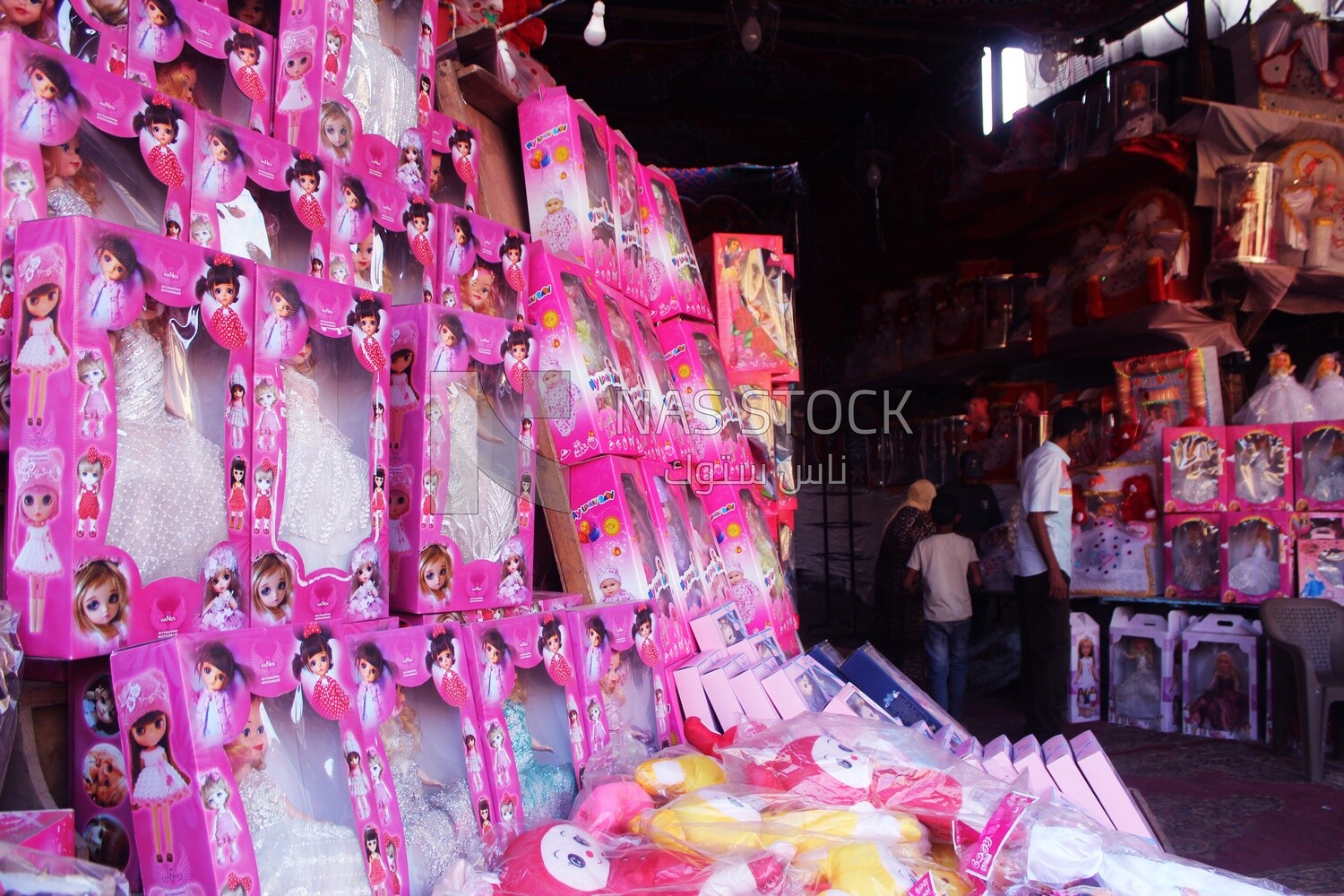 View of Mawlid dolls in the street, Egyptian Desserts of Prophet Muhammad&#39;s Birth Celebration