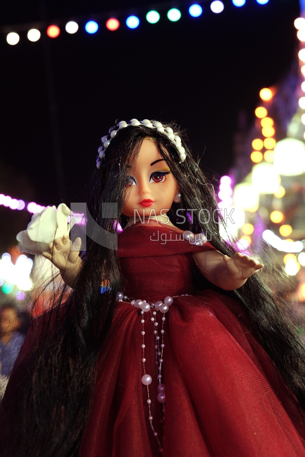 Close up of the Mawlid doll in the street, Egyptian Desserts of Prophet Muhammad's Birth Celebration