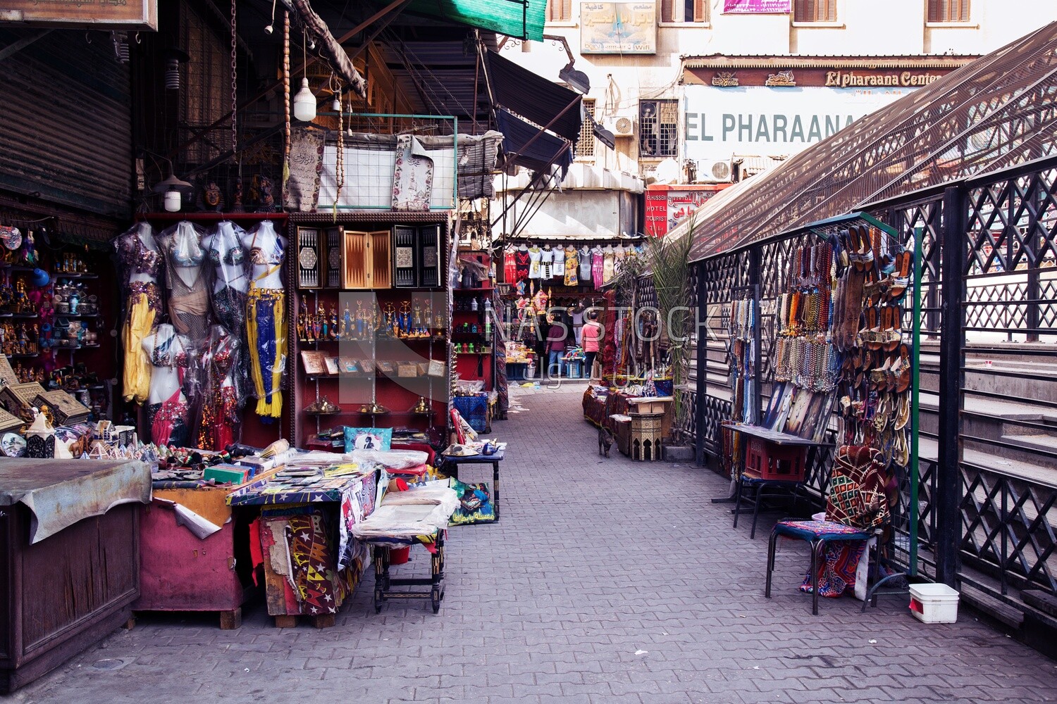 Gift shop in Khan El-Khalili market, Cairo, Egypt