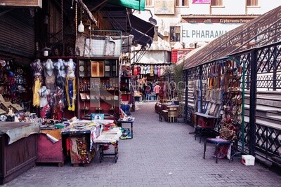 Gift shop in Khan El-Khalili market, Cairo, Egypt