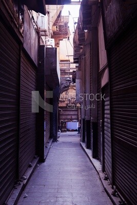 Narrow alley off Al Moez Street