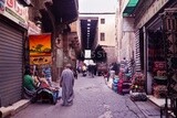 Street in Al-Ghouria district, Cairo, Egypt.