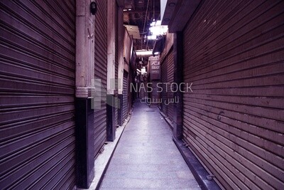 Narrow alley off Al Moez Street