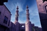 Bab Zuweila is one of the three remaining gates in the city wall of Old Cairo