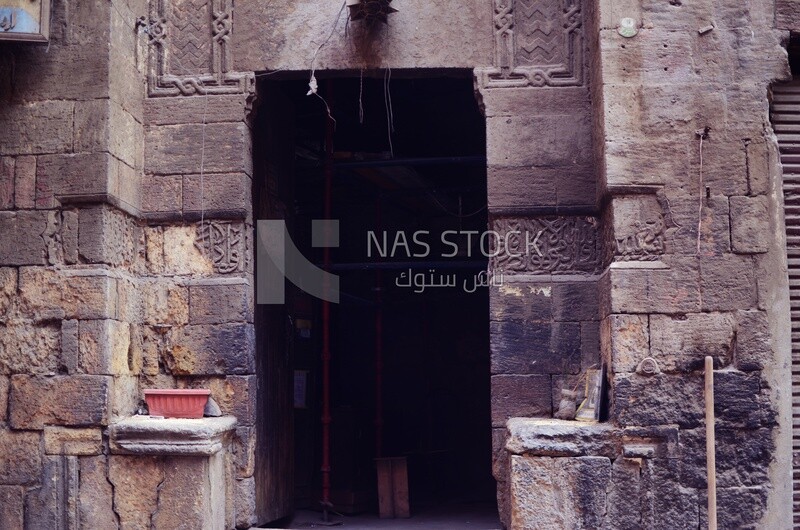 Entrance to an old house