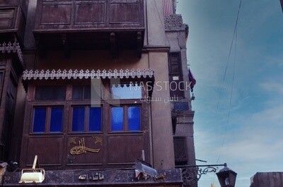 Old wooden window in the Islamic style,Egypt