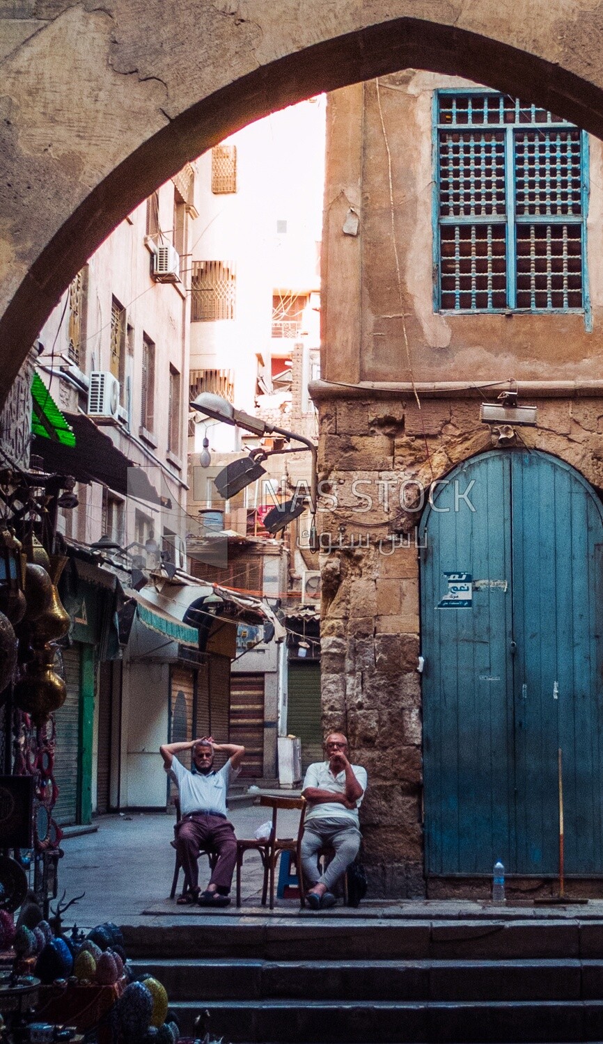 Khan al-Khalili famous bazaar and souk