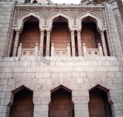 Ornamented Columns in Mosque