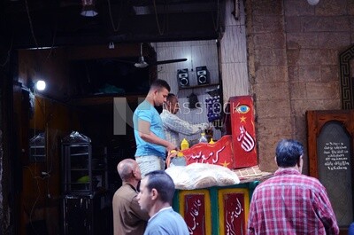 Popular store that sells beans and falafel,