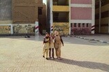 Girls in school uniforms, Egypt