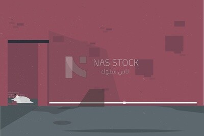 Red  wall background