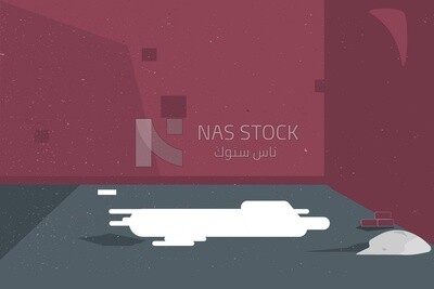 Red  wall background