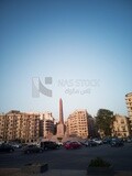 The obelisk of Ramses II in the middle of Tahrir Square