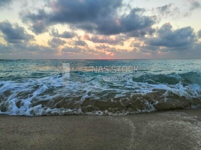 Scenic View of a Beach during Sunset, sea, sun