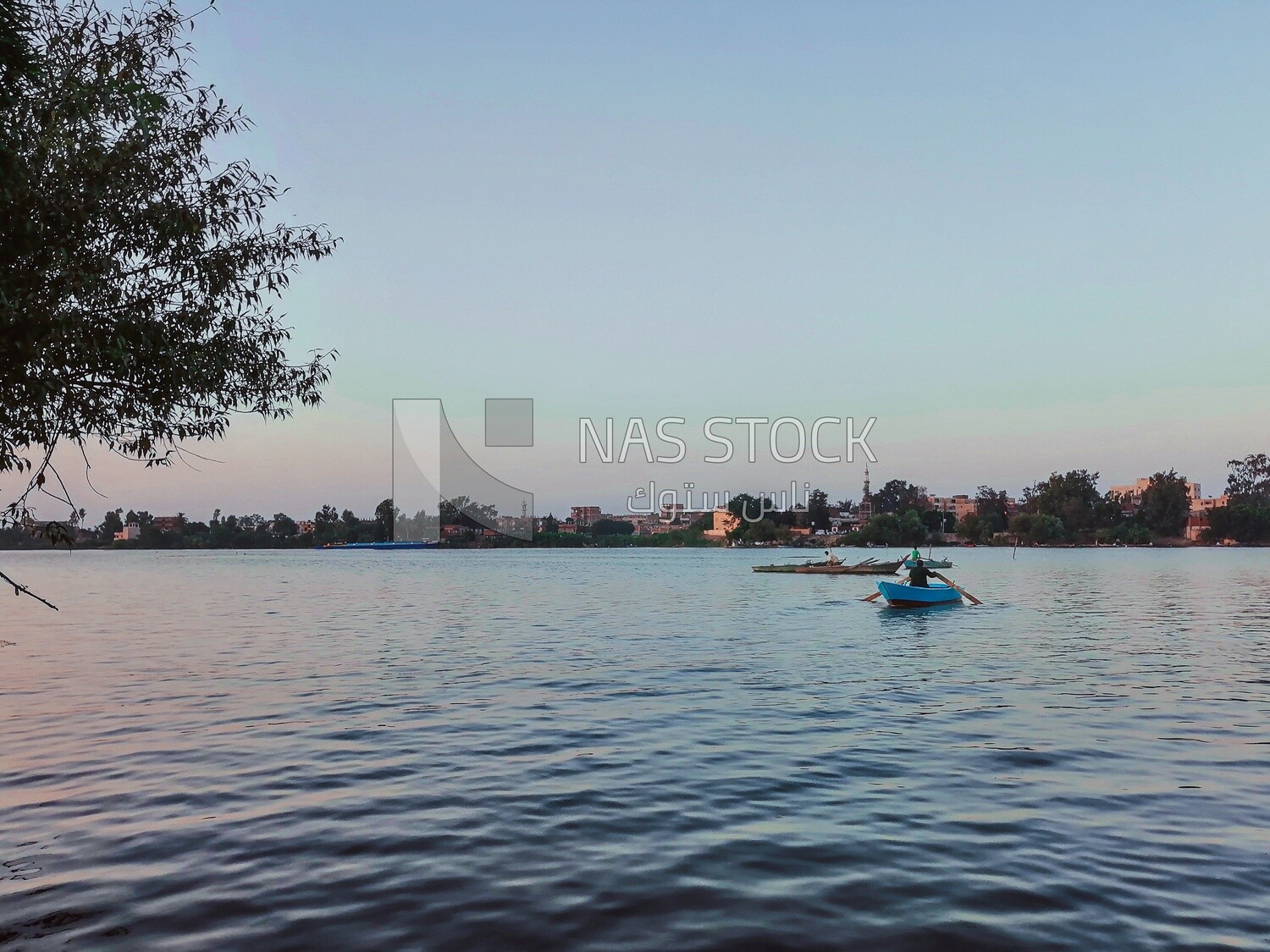 View of the river during the sunset