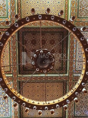 The ceiling of the mosque of Ahmed al-badawi, Mosque in Tanta