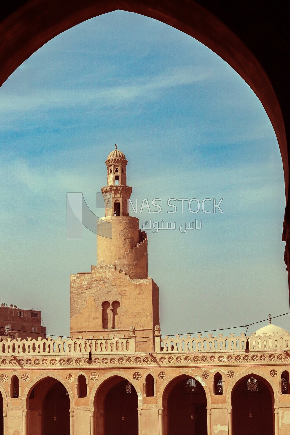 The Mosque of Ibn Tulun, the oldest mosque, is famed for its beautiful architecture, Tourism in Egypt, Famous landmarks in Egypt