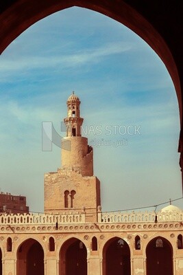 The Mosque of Ibn Tulun, the oldest mosque, is famed for its beautiful architecture, Tourism in Egypt, Famous landmarks in Egypt
