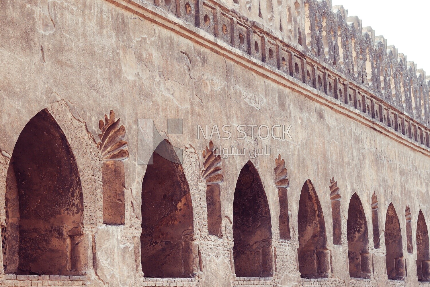 Arches of Ahmad ibn tulun mosque in Cairo, Tourism in Egypt, Famous landmarks in Egypt