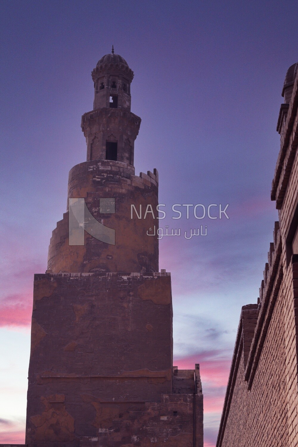 Minaret of Ibn Tulun Mosque, the oldest mosque, is famed for its beautiful architecture, Tourism in Egypt, Famous landmarks in Egypt